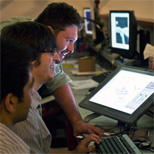 Three Davison Designers brain storming