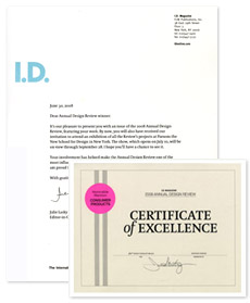 Jack 'N Stand I.D Certificate and Letter