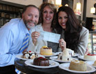 Mr. Davison (aka Mr. D) celebrating with the Brownie Bowl inventor after her product was licensed