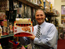 George Davison with Davison Produced Product Invention Silicone Dessert Bar Pan at the store