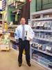 Mr. Davison with Product Invention PegBoard Paper Towel Holder
