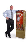 Mr. Davison (aka Mr. D) with the Point of Purchase Display
