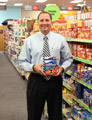 Mr. Davison with Product Invention Therapy Knee