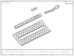 Product Engineering Drawings for Davison Produced Product Invention Personals Air Freshener