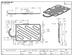 Product Engineering Drawings for Davison Produced Product Invention Clothes Fresh