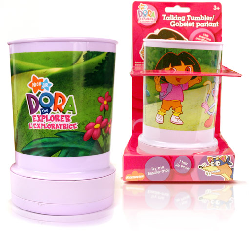 Final Manufactured Product for Davison Produced Product Invention Dora Explorer Talking Tumbler