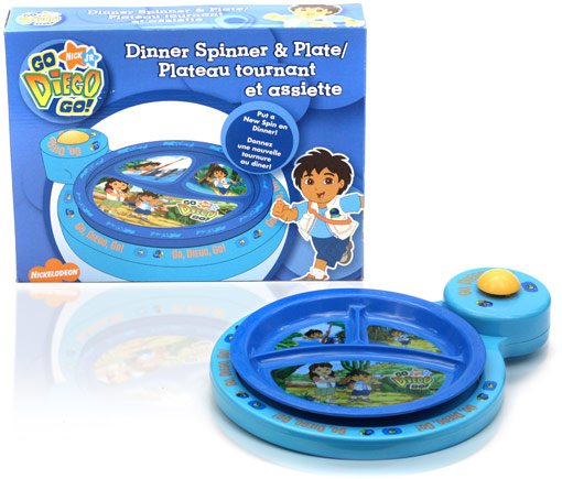 Final Manufactured Product for Davison Produced Product Invention Diego Dinner Spinner & Plate