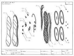 Product Engineering Drawings for Davison Produced Product Invention Hover Creeper