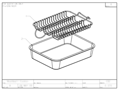 Product Engineering Drawings for Davison Produced Product Invention Meatball Baker