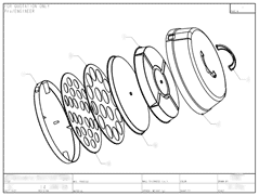 Product Engineering Drawings for Davison Produced Product Invention Party Traveler