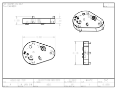Product Engineering Drawings for Davison Produced Product Invention Better Bobbin