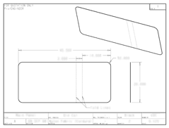 Product Engineering Drawings for Davison Produced Product Invention Quilt Class Bag