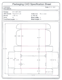 Packaging CAD Drawing for Davison Produced Product Invention RV Leveler