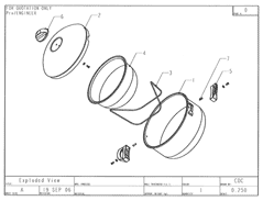 Product Engineering Drawings for Davison Produced Product Invention Swing Magic
