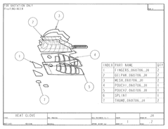 Product Engineering Drawings for Davison Produced Product Invention 360 Therapy Wrist Brace