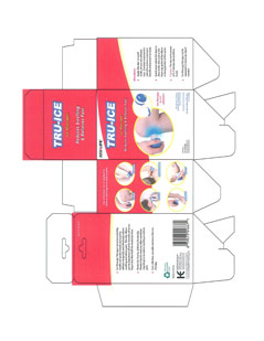 Packaging CAD Print for Davison Produced Product Invention Tru-Ice