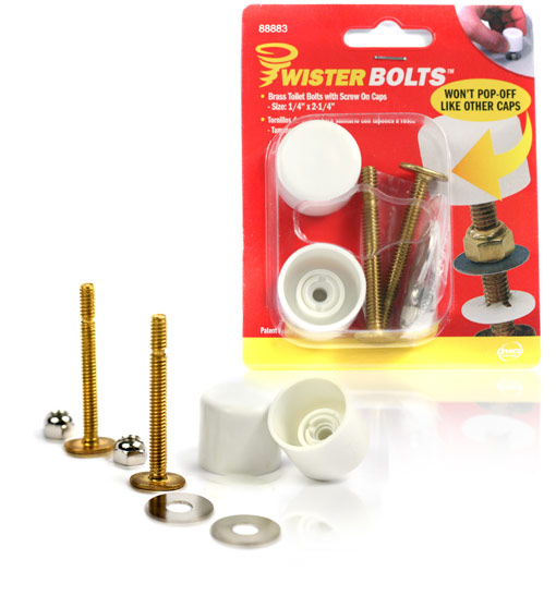 Final Manufactured Product for Davison Produced Product Invention Twister Bolts
