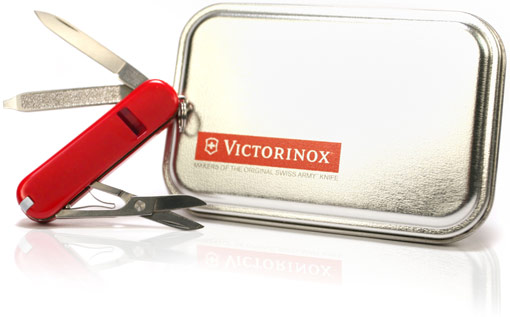 Final Manufactured Product for Davison Produced Product Invention Swiss Army Whistle Knife