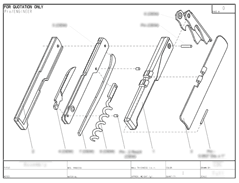 Product Engineering Drawings for Davison Produced Product Invention Wine Butler
