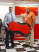 Mr. Davison (aka Mr. D) with the inventor of the Hover Creeper