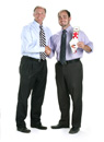 Mr. Davison (aka Mr. D) with Joey, Inventor of the Product Perfect Serve