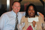 Mr. Davison (aka Mr. D) with Lennell Inventor of the Product TheraPED