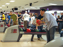 Davison took part in Bowl for Kids’ Sake, Big Brothers Big Sisters