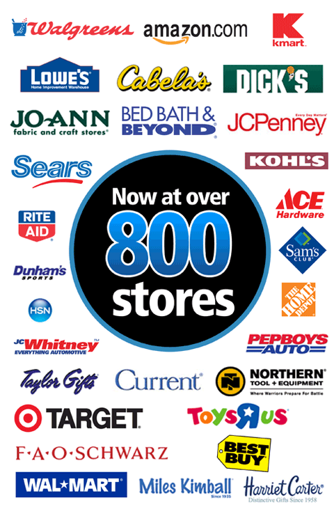Total store count tops 800!!