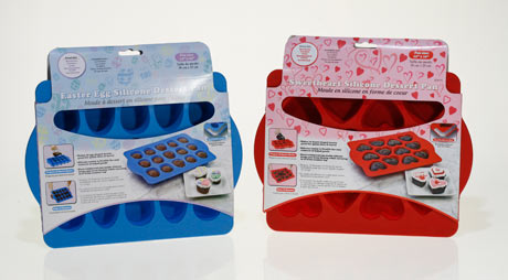 Sweet product news – Sweetheart Silicone Dessert Pan in stores for Valentine’s Day!