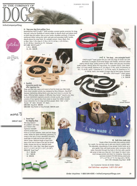 Dog Wash is a Regular Feature in Upscale Catalog!