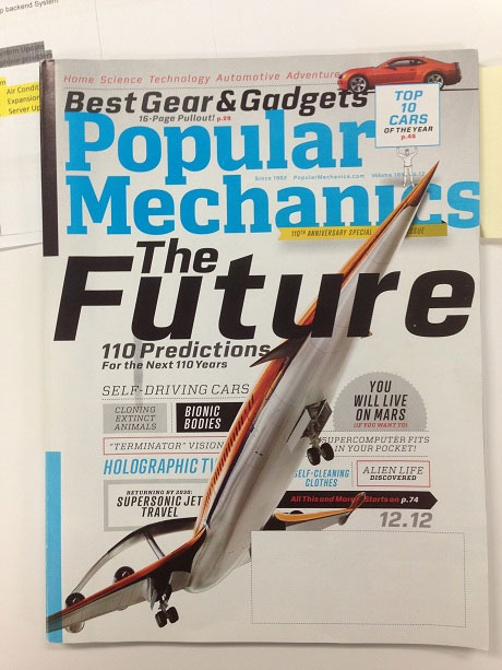 Mr. Davison Predicts the Future in Popular Mechanics Magazine