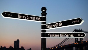 Digital Street Signage that Changes with Internet Trends