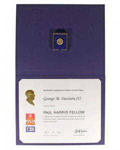 Paul Harris Rotary International Award