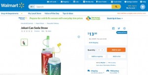 Another Product Reaches the End Zone – Soda Straws Land on Walmart.com!