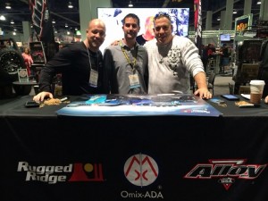 Matt with the cast from "Tanked!"