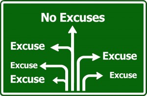 3 Excuses to Avoid