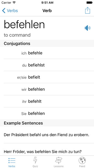 Daily German Verb App - Davison