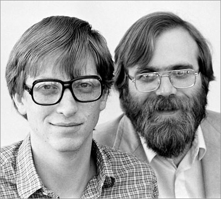 Bill Gates and Paul Allen - Microsoft - Davison Blog