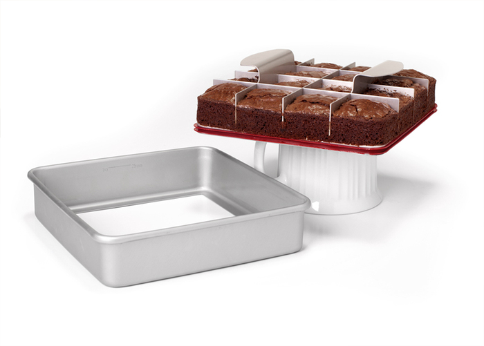 PushPerfect 8 Brownie Pan - QVC