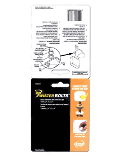 Packaging CAD Drawing for Davison Produced Product Invention Twister Caps