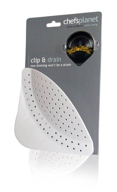 Final Manufactured Product for Davison Produced Product Invention Clip & Drain