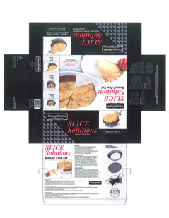 Packaging CAD Drawing for Davison Produced Product Invention Slice Solutions Round Pan Packaging