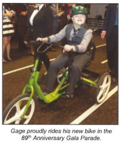 Gage with Bike