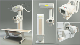 Davison Designed Industrial Product Idea: Ceiling Mount X-Ray Machine