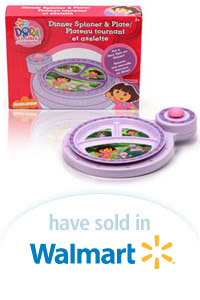 Davison Designed Product Idea: Dora Explorer Dinner Spinner & Plate