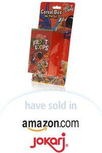 Davison Designed Product Idea: Kellogg's Froot Loops Cereal Box On-The-Go