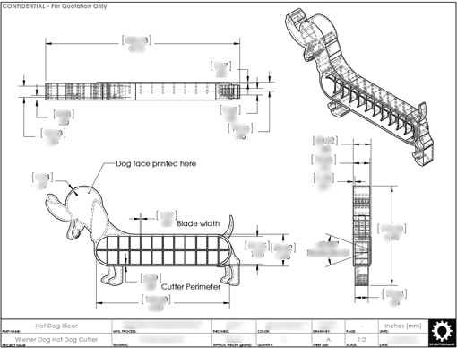 Davison Designed Product: Hot Dog Cutter