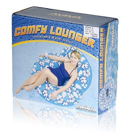 Davison Produced Product Invention: Aviva Comfy Lounger Packaging