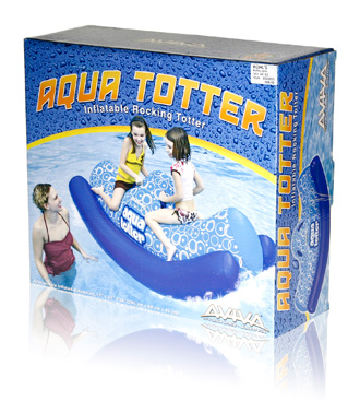 Final Manufactured Product for Davison Produced Product Invention Aviva Aqua Totter Packaging