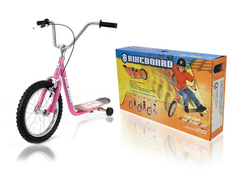 Final Manufactured Product for Davison Produced Product Invention The BikeBoard – Mini